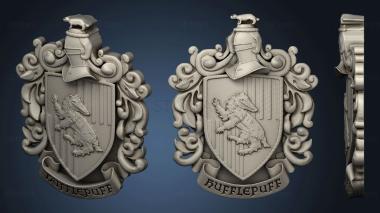 3D model Hufflepuff (STL)